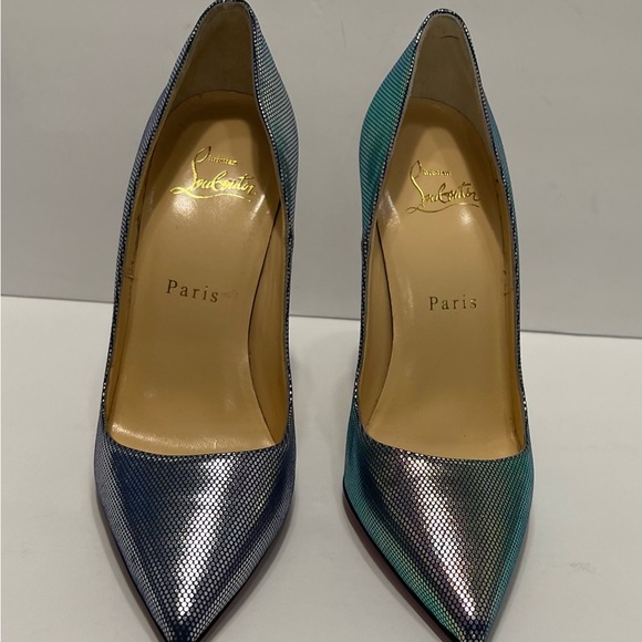 Christian Louboutin Tissu Scarabe So Kate 120 Pumps Size 361/2 - Picture 5 of 14